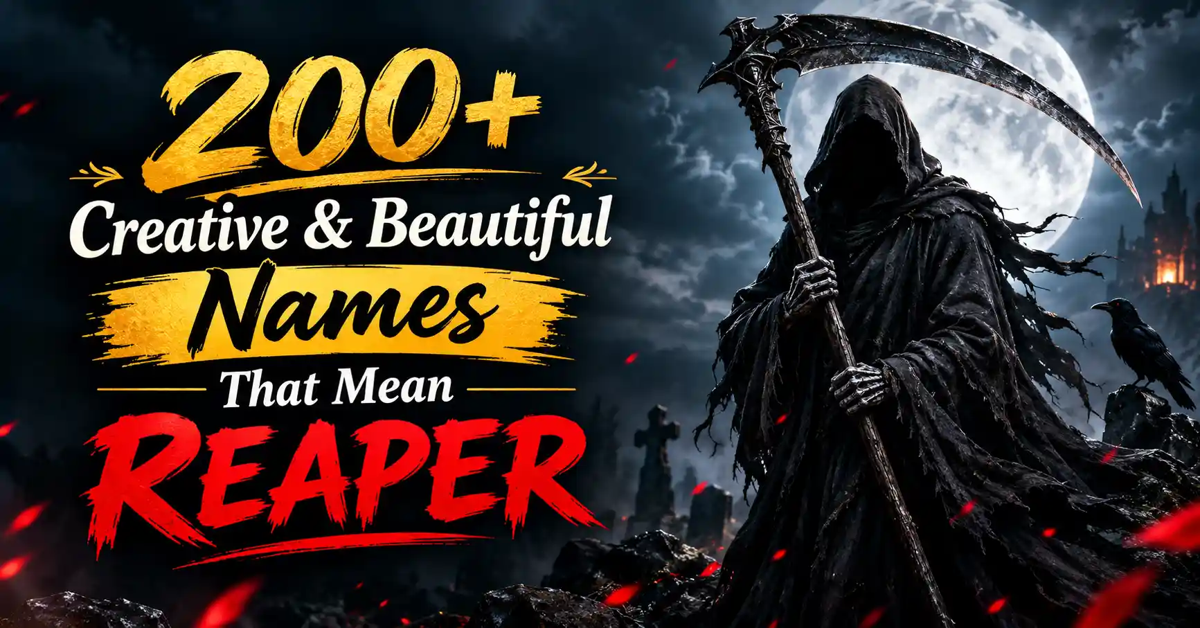 200+ Creative & Beautiful Names That Mean Reaper