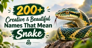 200+ Creative & Beautiful Names That Mean Snake