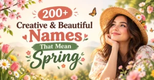200+ Creative & Beautiful Names That Mean Spring
