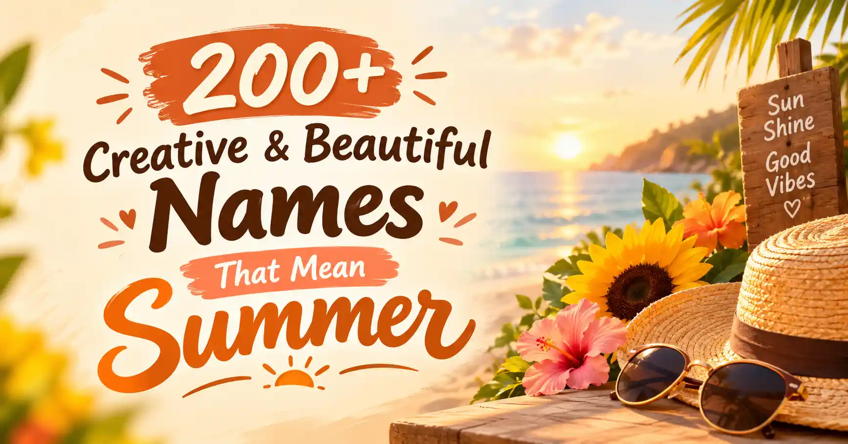 200+ Creative & Beautiful Names That Mean Summer