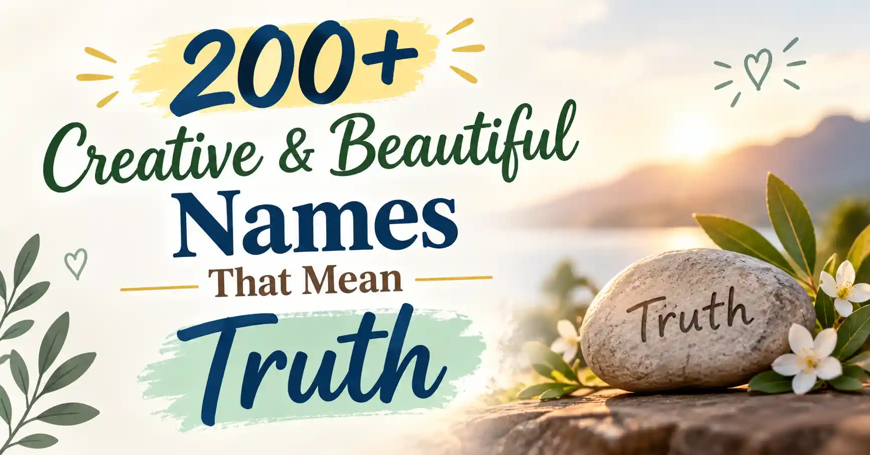 200+ Creative & Beautiful Names That Mean Truth
