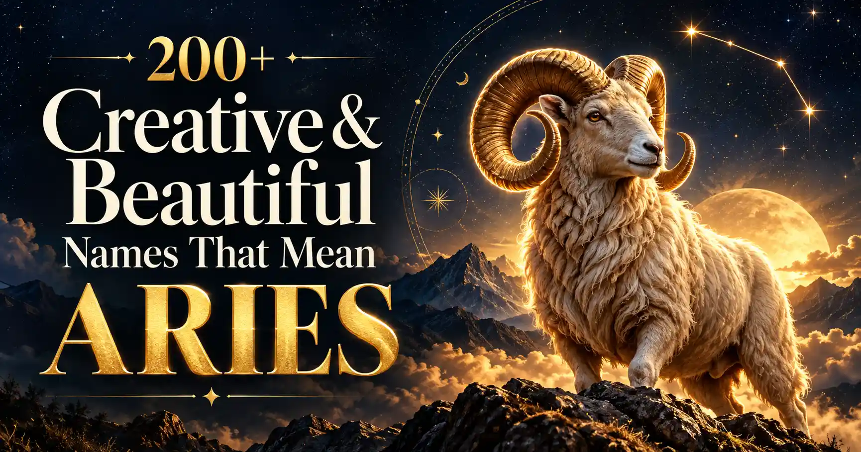 200+ Creative & Beautiful Names That Mean Aries