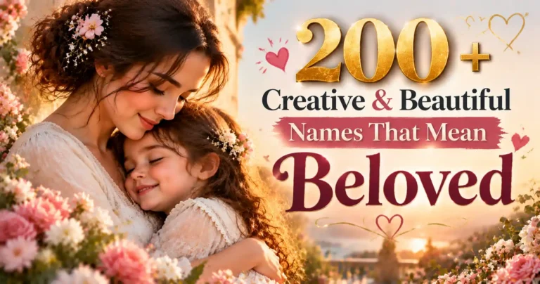 200+ Creative & Beautiful Names That Mean Beloved