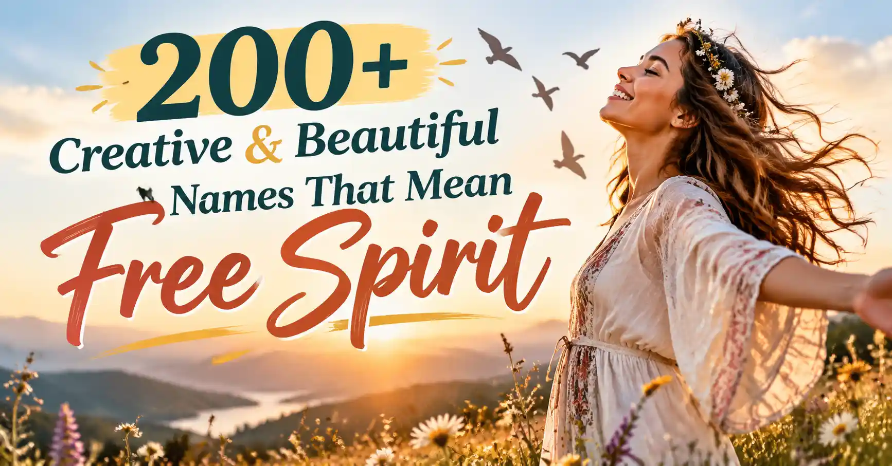 200+ Creative & Beautiful Names That Mean Free Spirit