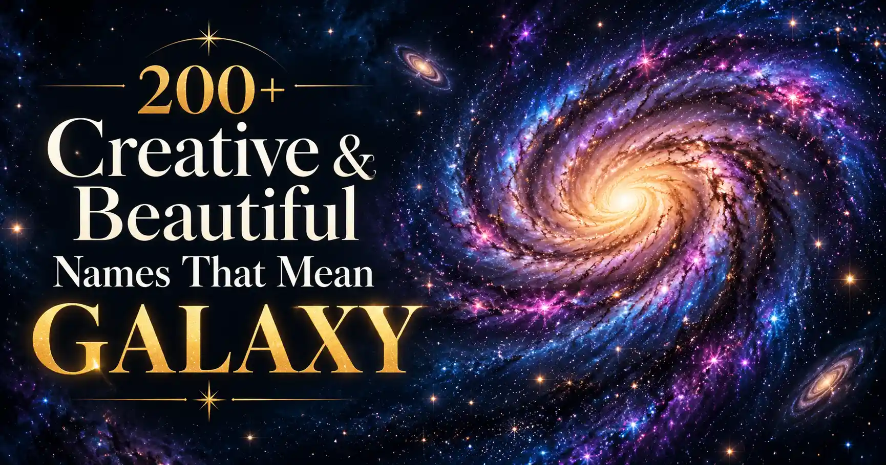200+ Creative & Beautiful Names That Mean Galaxy