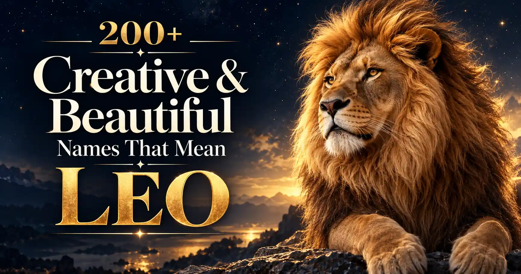 200+ Creative & Beautiful Names That Mean Leo