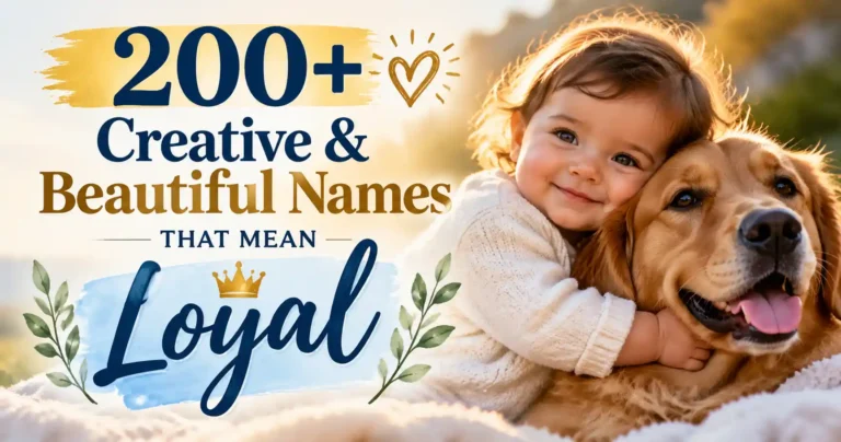 200+ Creative & Beautiful Names That Mean Loyal