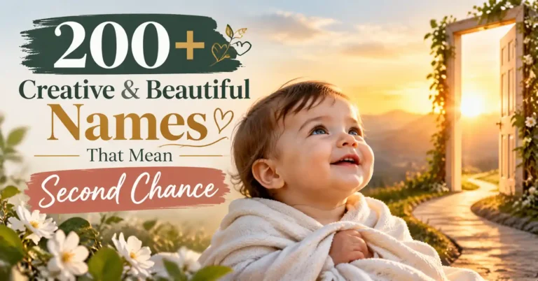 200+ Creative & Beautiful Names That Mean Second Chance