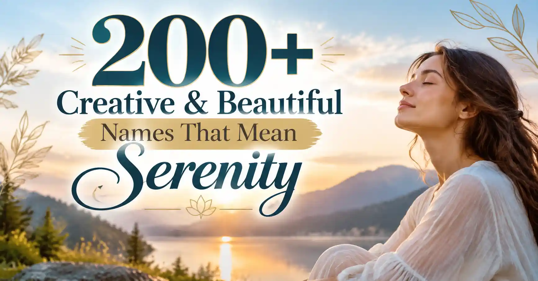 200+ Creative & Beautiful Names That Mean Serenity