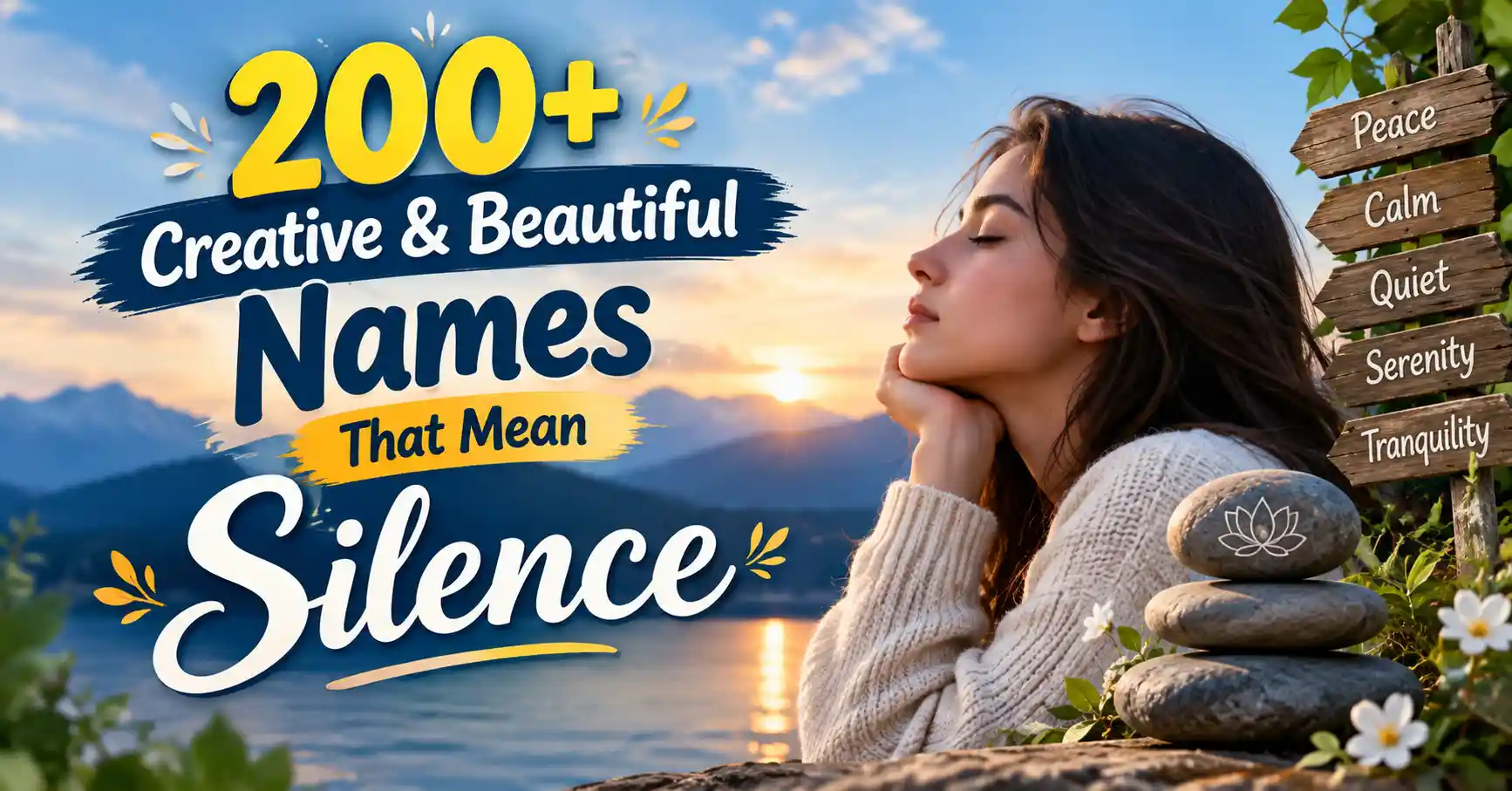 200+ Creative & Beautiful Names That Mean Silence