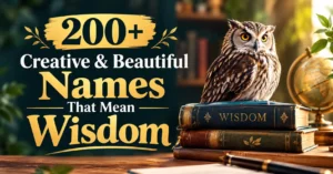 200+ Creative & Beautiful Names That Mean Wisdom